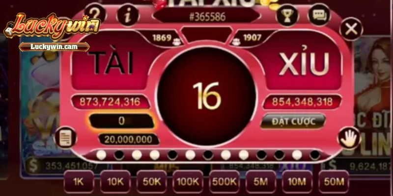 Hướng dẫn tham gia cá cược tài xỉu nổ hũ Luckywin
