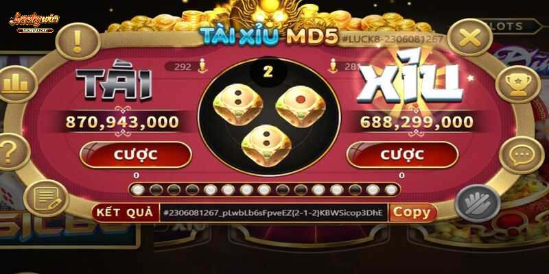 Top các game tài xỉu MD5 cực hay tại luckywin